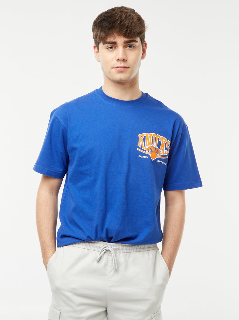 T-shirt con stampa 'NBA' BLU - Kiabi
