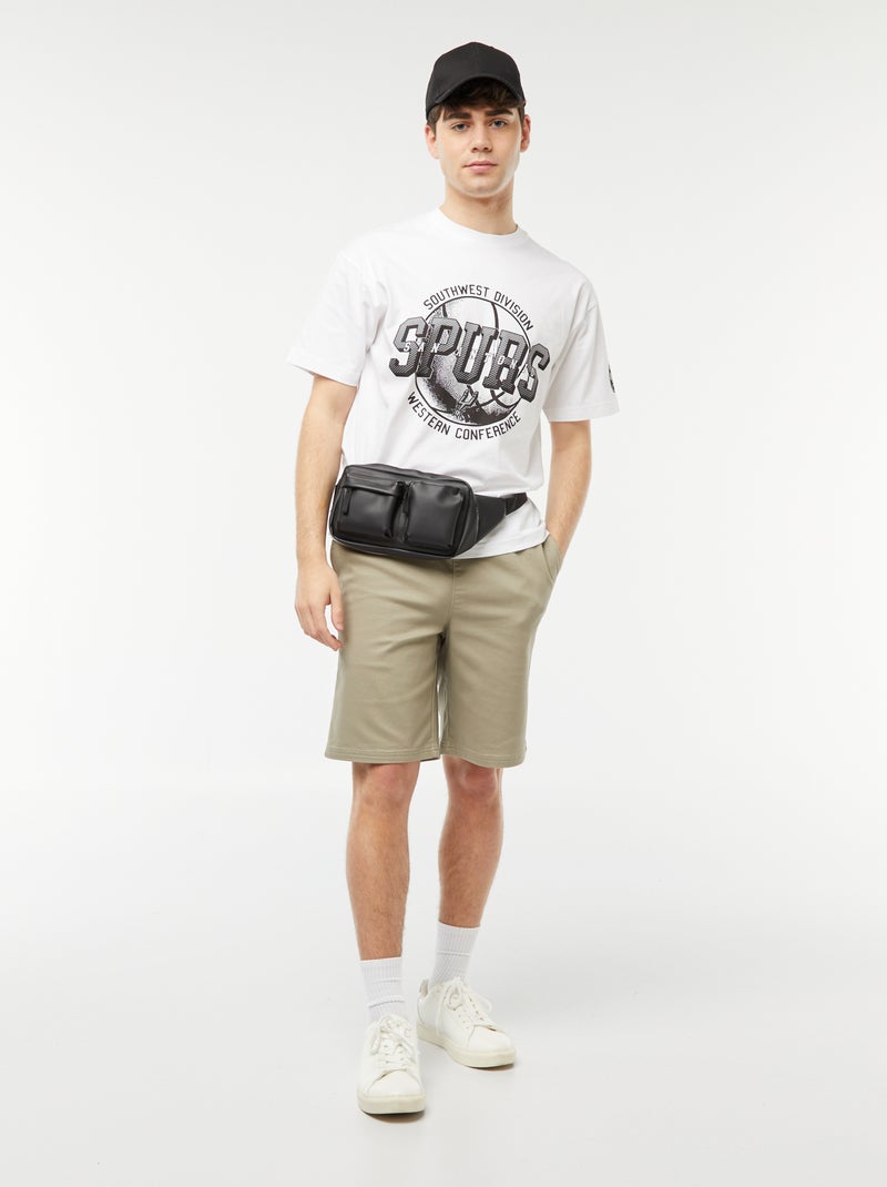 T-shirt con stampa 'NBA' NERO - Kiabi