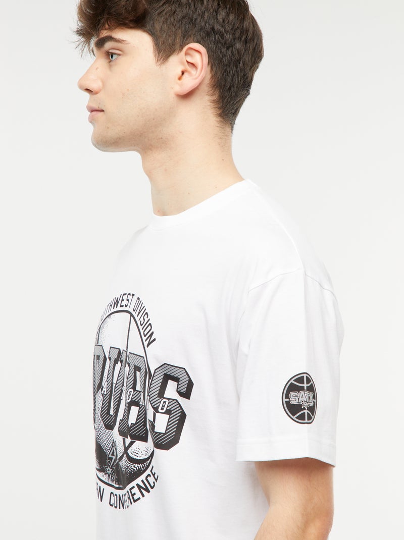 T-shirt con stampa 'NBA' NERO - Kiabi