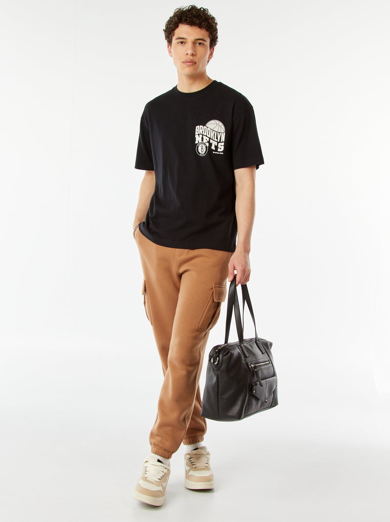 T-shirt con stampa 'NBA' NERO - Kiabi