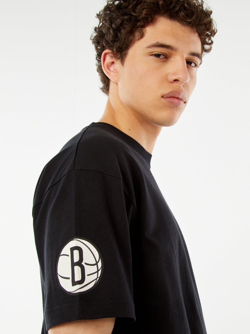 T-shirt con stampa 'NBA' NERO - Kiabi