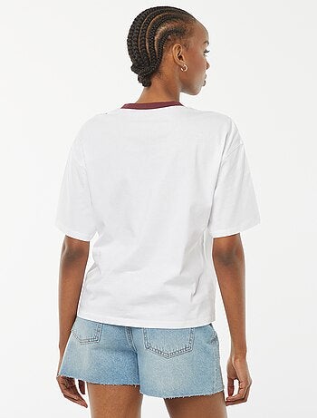 T-shirt con stampa 'New York' oversize