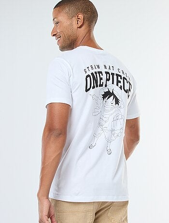 T-shirt con stampa 'One Piece' a maniche corte