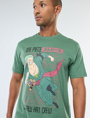 T-shirt con stampa 'One Piece' a maniche corte