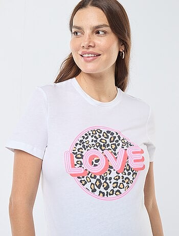 T-shirt con stampa 'Only maternity'