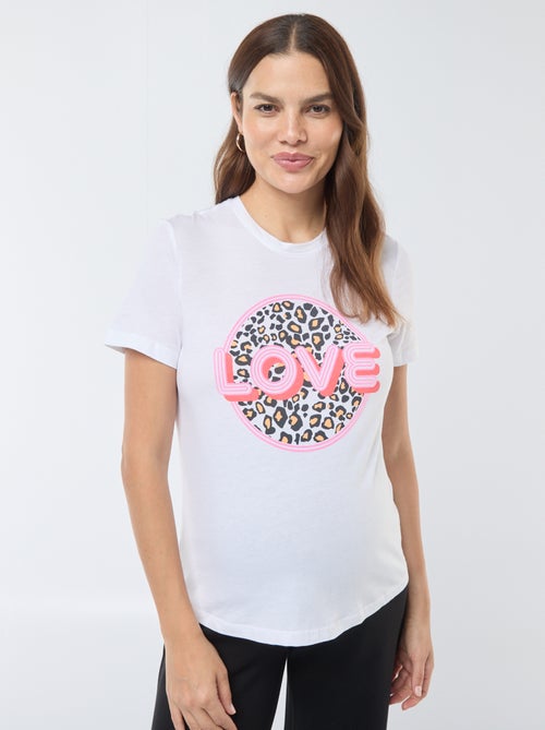 T-shirt con stampa 'Only maternity' - Kiabi