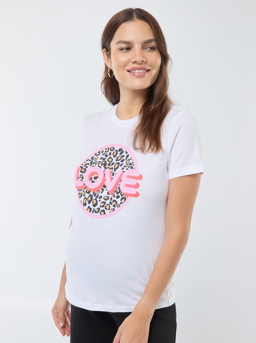 T-shirt con stampa 'Only maternity' - Kiabi