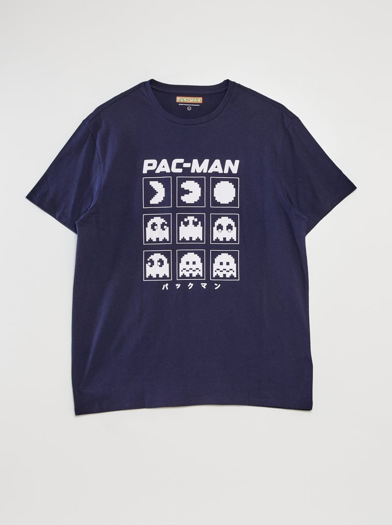 T-shirt con stampa 'Pac-Man' NERO - Kiabi