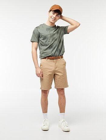 T-shirt con stampa palme