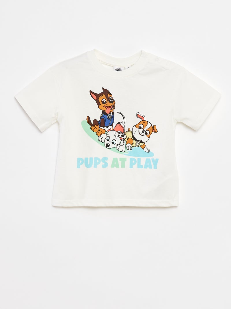 T-shirt con stampa 'Paw Patrol' BIANCO - Kiabi