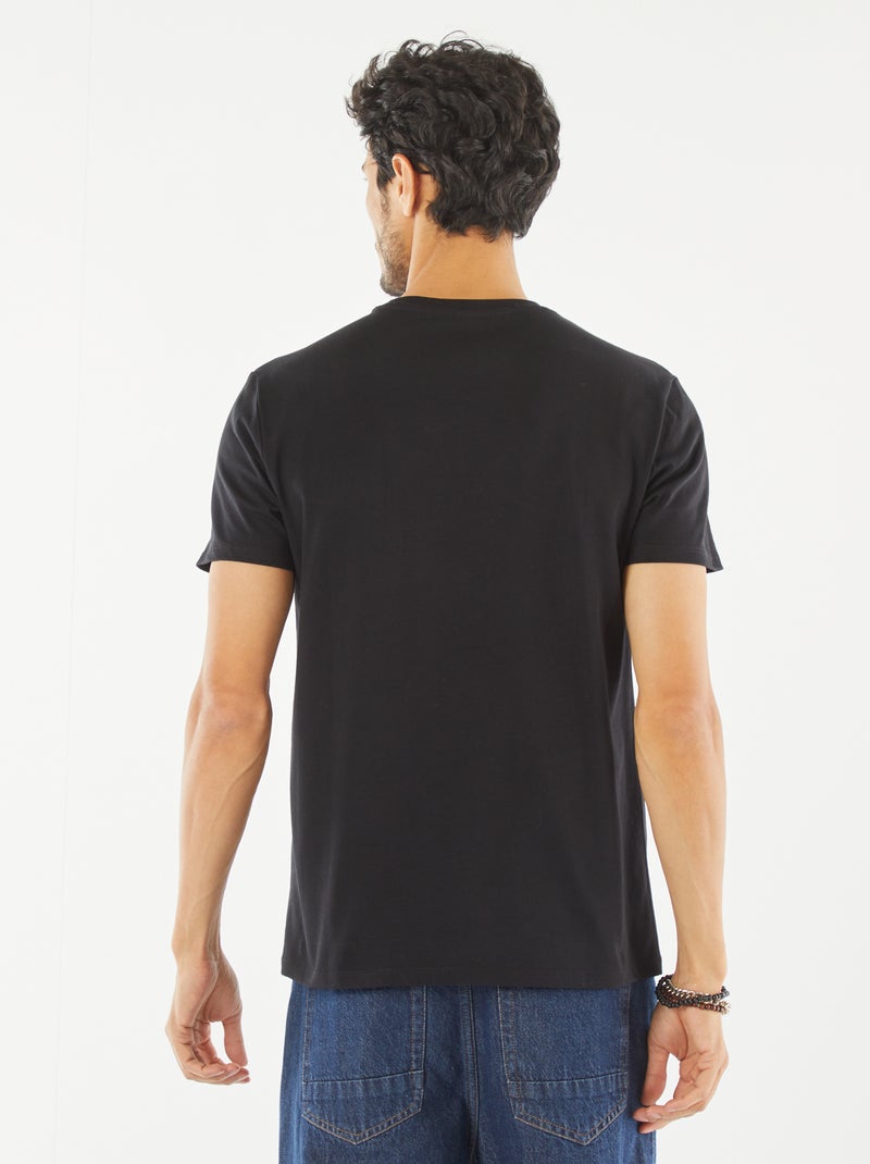 T-shirt con stampa 'Pink Floyd' a maniche corte nero - Kiabi