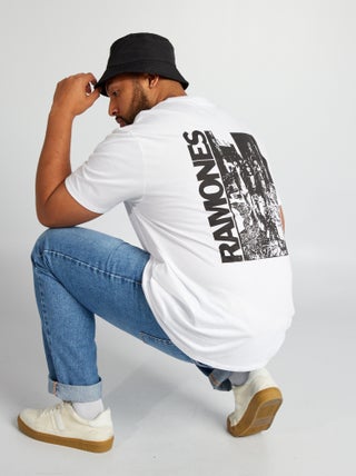 T-shirt con stampa 'Ramones'