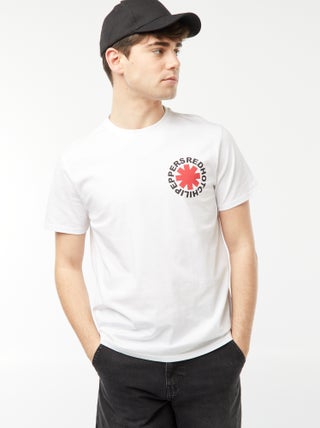T-shirt con stampa 'Red Hot Chili Peppers'