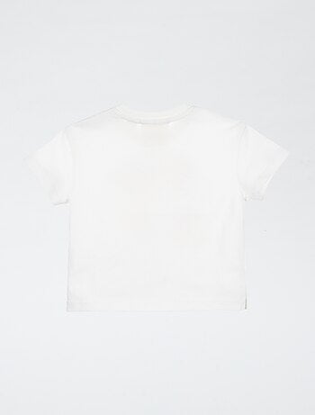 T-shirt con stampa 'Rolling Stones'