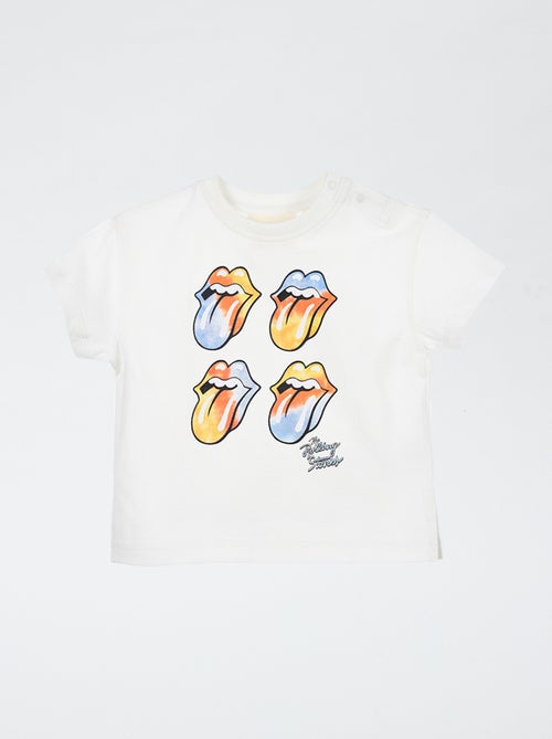 T-shirt con stampa 'Rolling Stones' - Kiabi