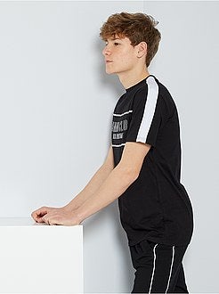 Ragazzo 10-18 anni - T-shirt con stampa 'running' - Kiabi