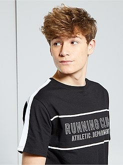 Ragazzo 10-18 anni - T-shirt con stampa 'running' - Kiabi