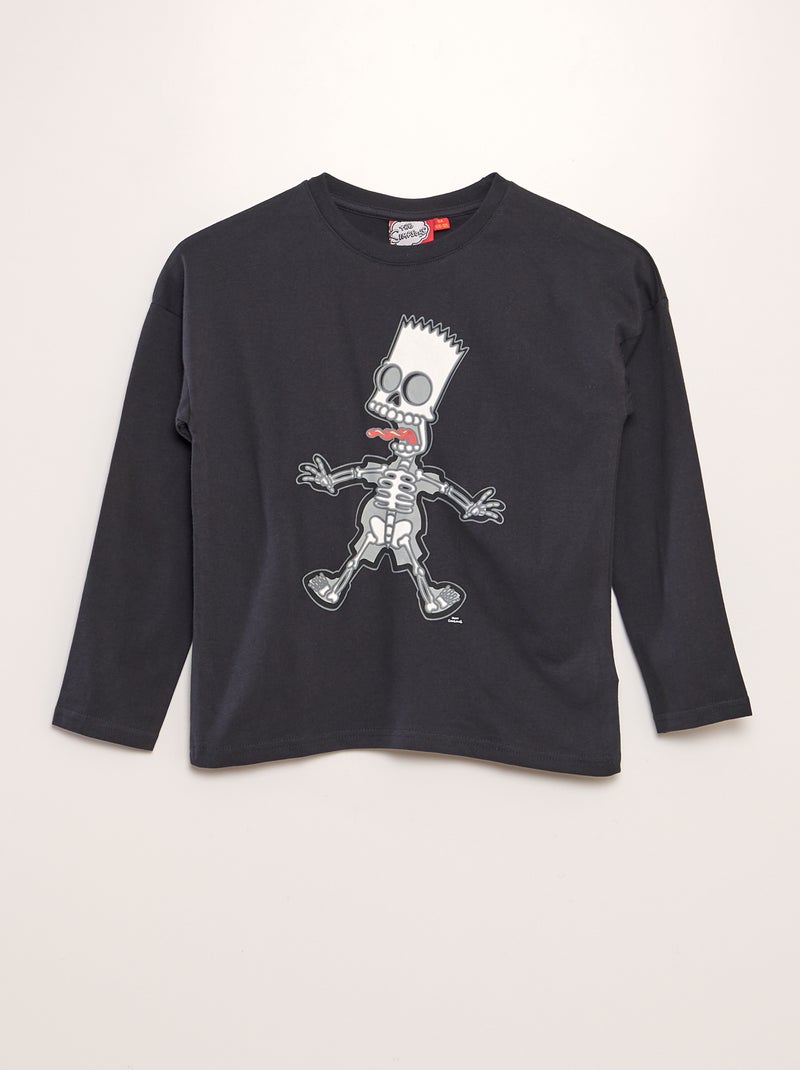 T-shirt con stampa Simpson Halloween NERO - Kiabi