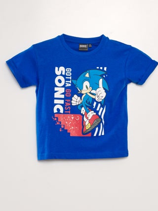 T-shirt con stampa 'Sonic'