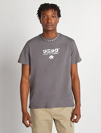 T-shirt con stampa 'Sonic'