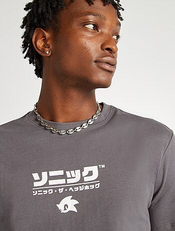 T-shirt con stampa 'Sonic'