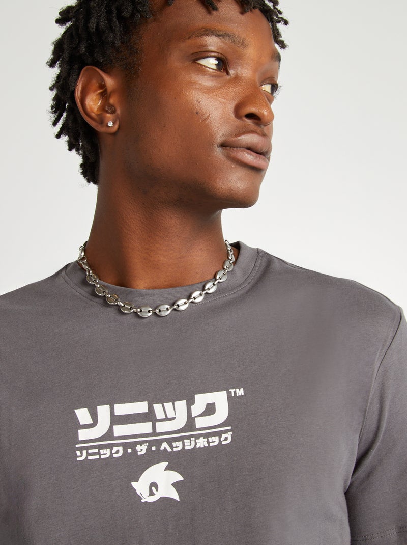 T-shirt con stampa 'Sonic' GRIGIO - Kiabi