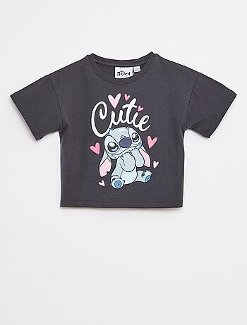 T-shirt con stampa 'Stitch'