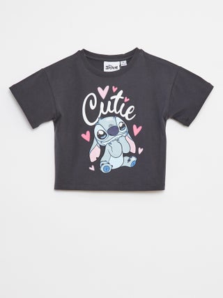 T-shirt con stampa 'Stitch'