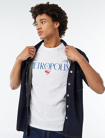 T-shirt con stampa 'Super-Man'