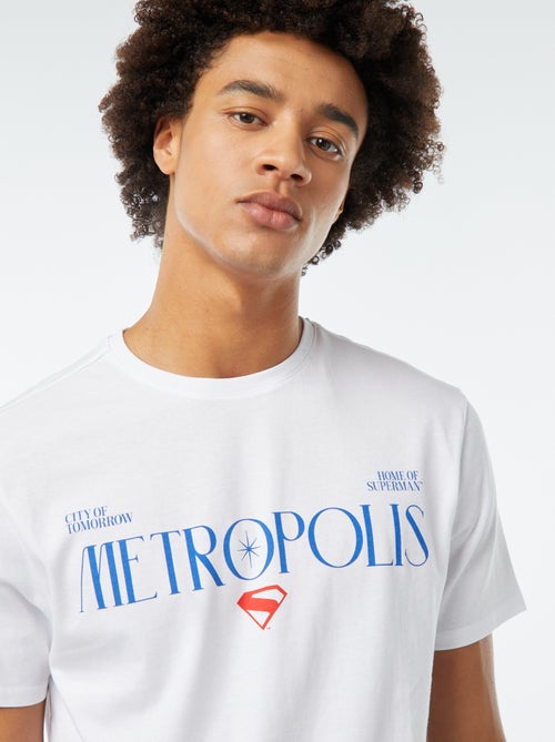 T-shirt con stampa 'Super-Man' - Kiabi