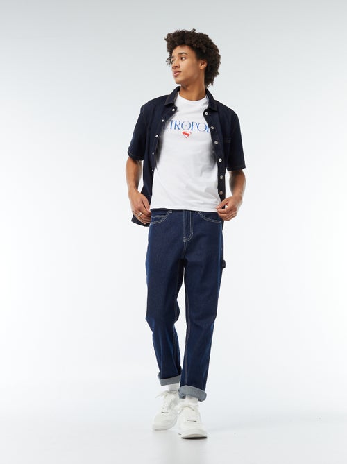 T-shirt con stampa 'Super-Man' - Kiabi