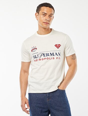 T-shirt con stampa 'Superman'