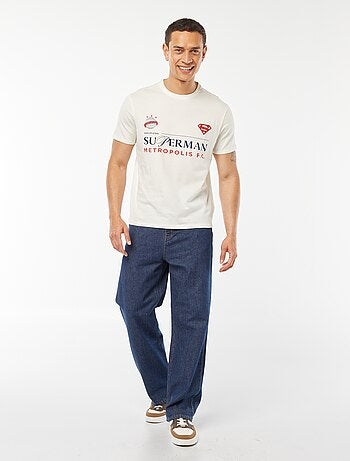 T-shirt con stampa 'Superman'