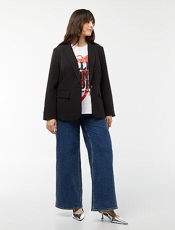 T-shirt con stampa 'The Rolling Stones' a maniche corte
