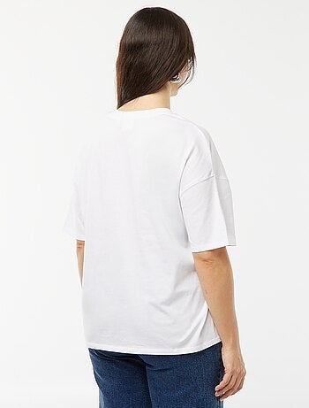 T-shirt con stampa 'The Rolling Stones' a maniche corte