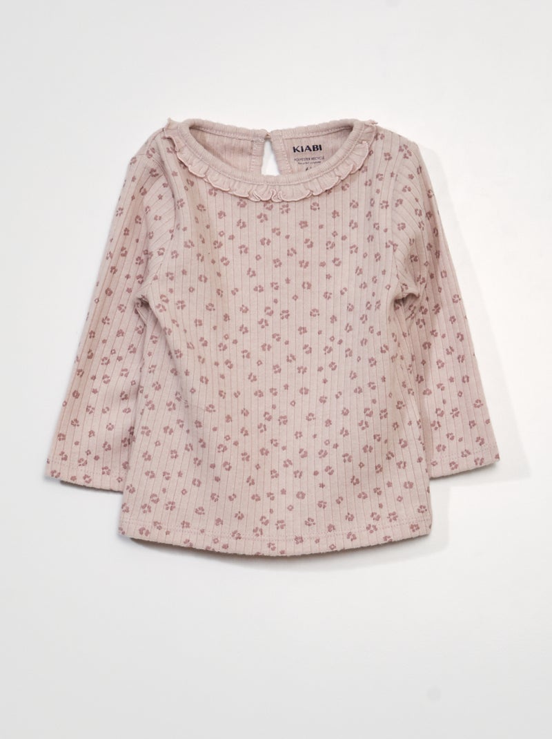 T-shirt con stampa VIOLA - Kiabi
