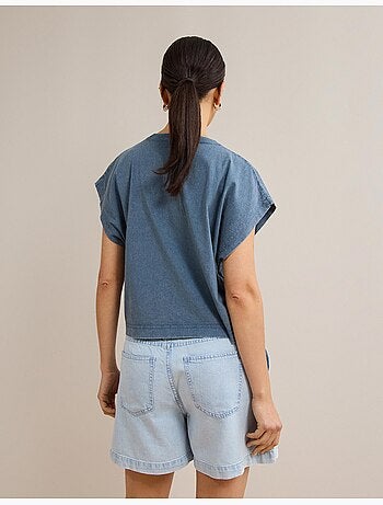 T-shirt con tasca, MO Fashion