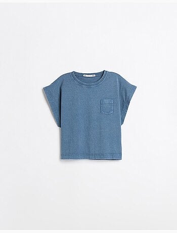 T-shirt con tasca, MO Fashion