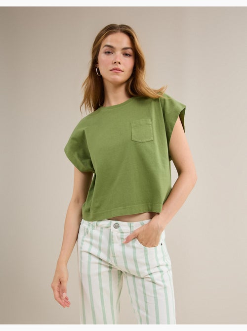 T-shirt con tasca, MO Fashion - Kiabi