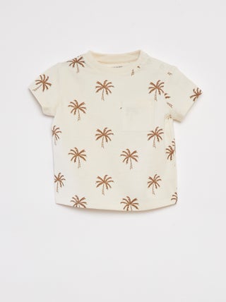 T-shirt con tasca sul petto