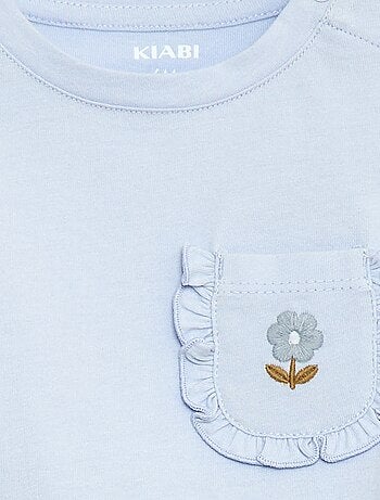 T-shirt con taschino decorativo