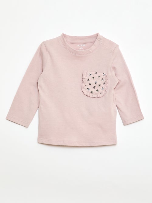 T-shirt con taschino decorativo - Kiabi