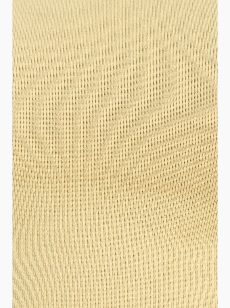 T-shirt corta aderente maglia manica corta dilvin Giallo limone - Kiabi