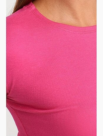 T-shirt corta aderente maglia manica corta dilvin