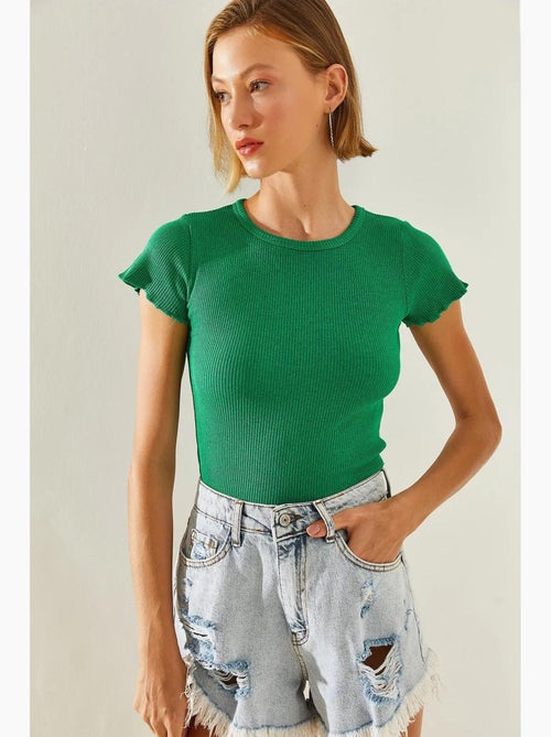 T-shirt corta basic manica corta lucci - Kiabi T-shirt corta basic manica corta lucci - Kiabi