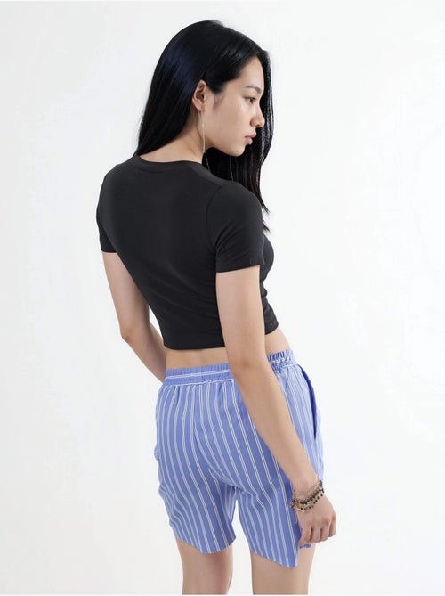 T-shirt corta con scollo rotondo busem - Kiabi T-shirt corta con scollo rotondo busem - Kiabi