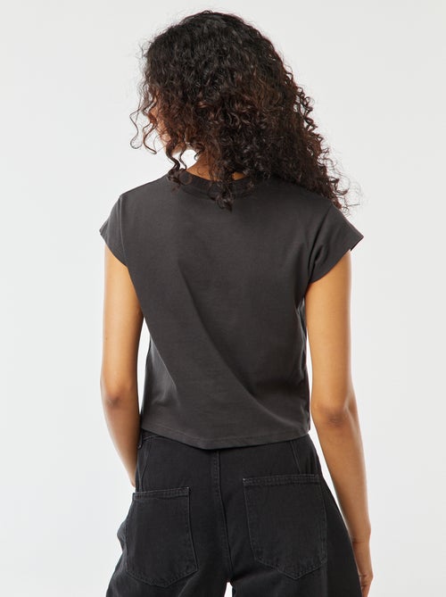 T-shirt corta con stampa 'One Piece' - Kiabi