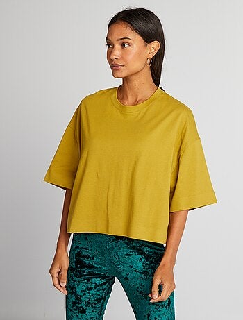 T-shirt corta oversize - Kiabi