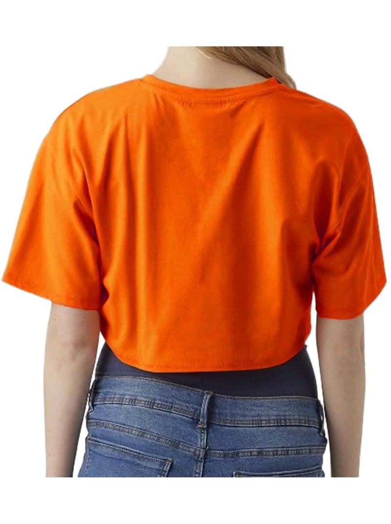 T-shirt corta premaman Mamalicious Arancione - Kiabi