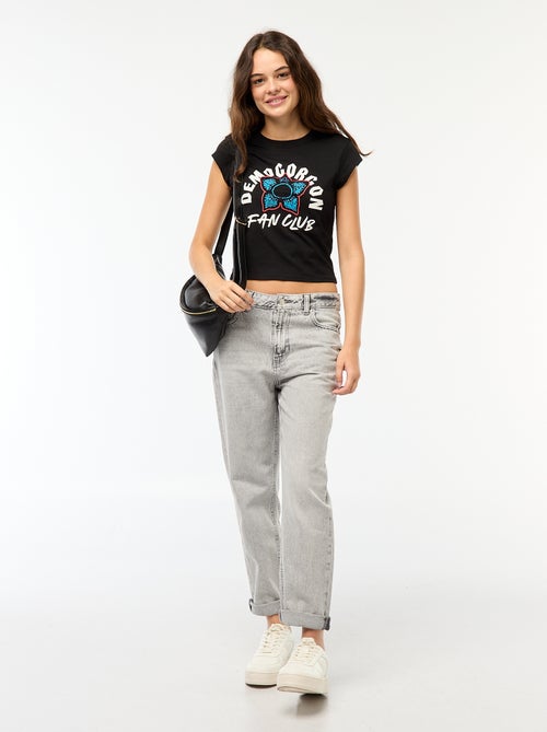 T-shirt corto con stampa fantasia - Kiabi